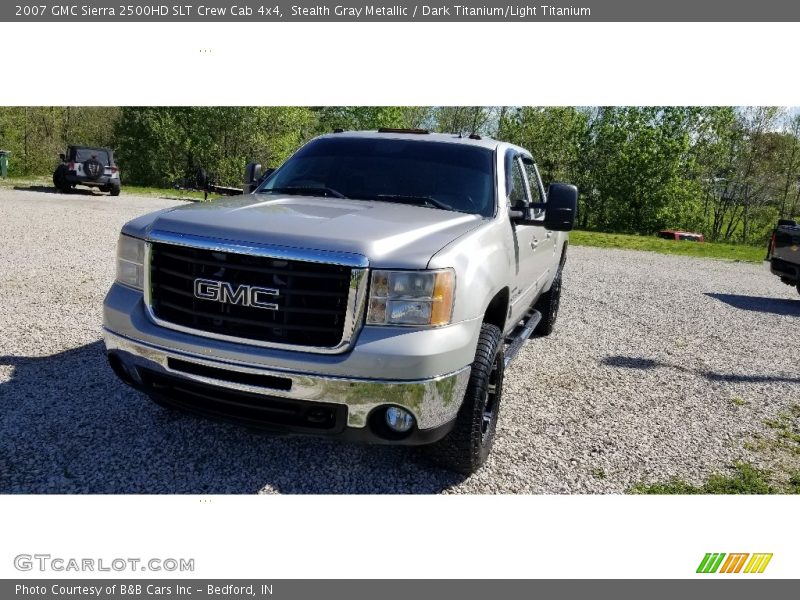 Stealth Gray Metallic / Dark Titanium/Light Titanium 2007 GMC Sierra 2500HD SLT Crew Cab 4x4