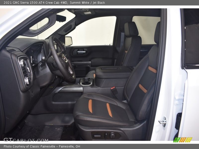 Summit White / Jet Black 2021 GMC Sierra 1500 AT4 Crew Cab 4WD
