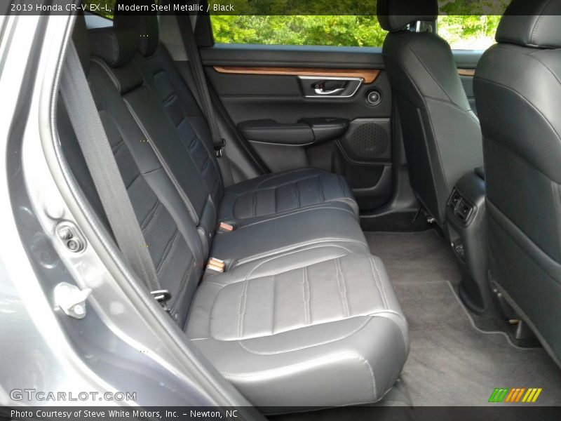 Modern Steel Metallic / Black 2019 Honda CR-V EX-L