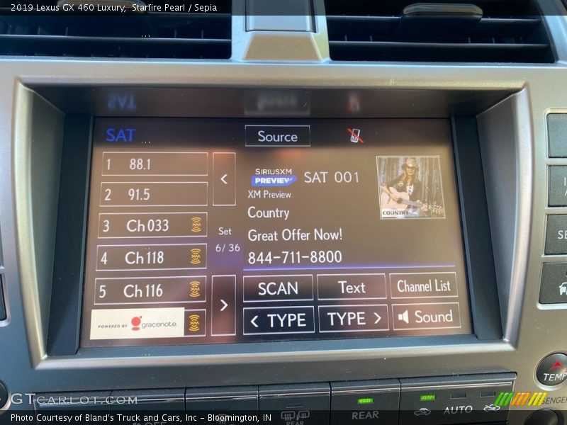 Starfire Pearl / Sepia 2019 Lexus GX 460 Luxury