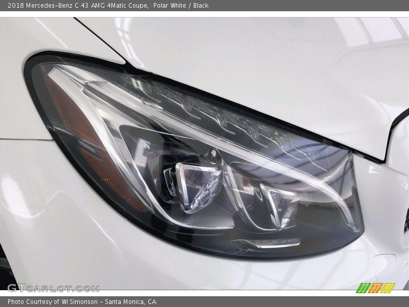 Polar White / Black 2018 Mercedes-Benz C 43 AMG 4Matic Coupe
