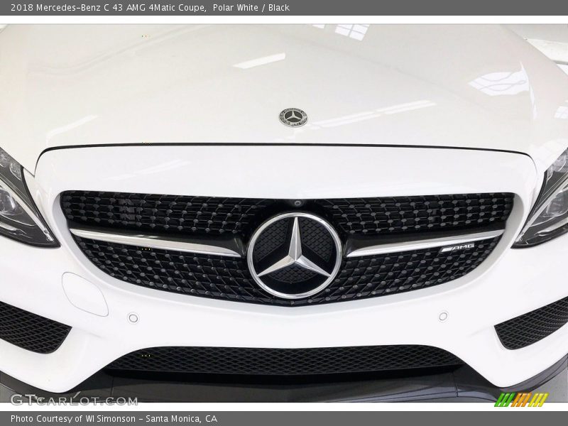 Polar White / Black 2018 Mercedes-Benz C 43 AMG 4Matic Coupe