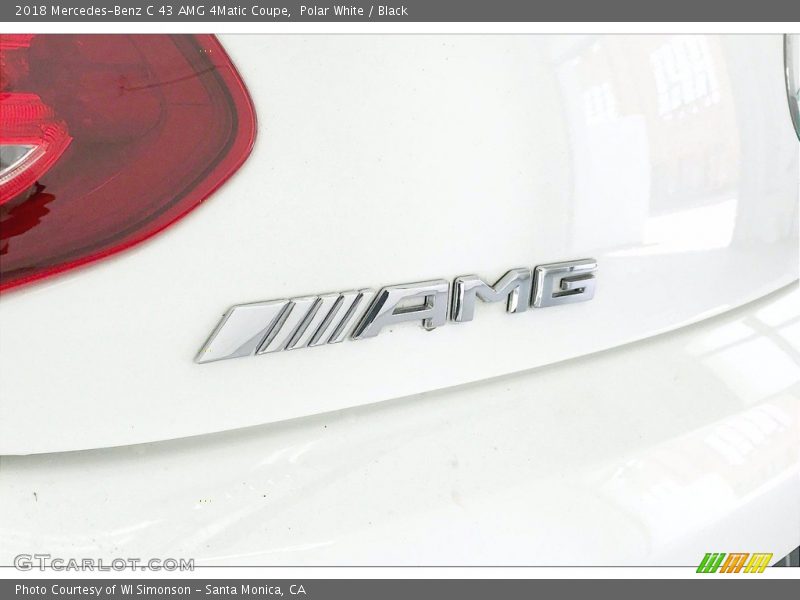 Polar White / Black 2018 Mercedes-Benz C 43 AMG 4Matic Coupe