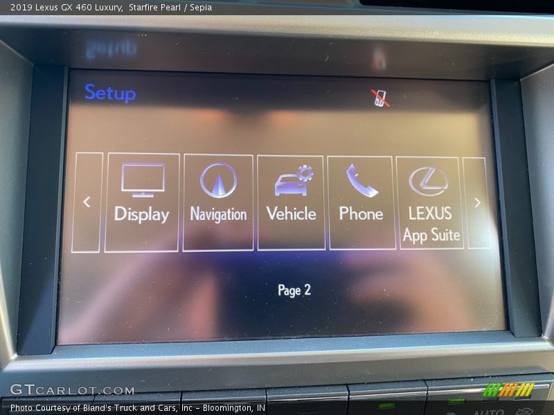 Starfire Pearl / Sepia 2019 Lexus GX 460 Luxury