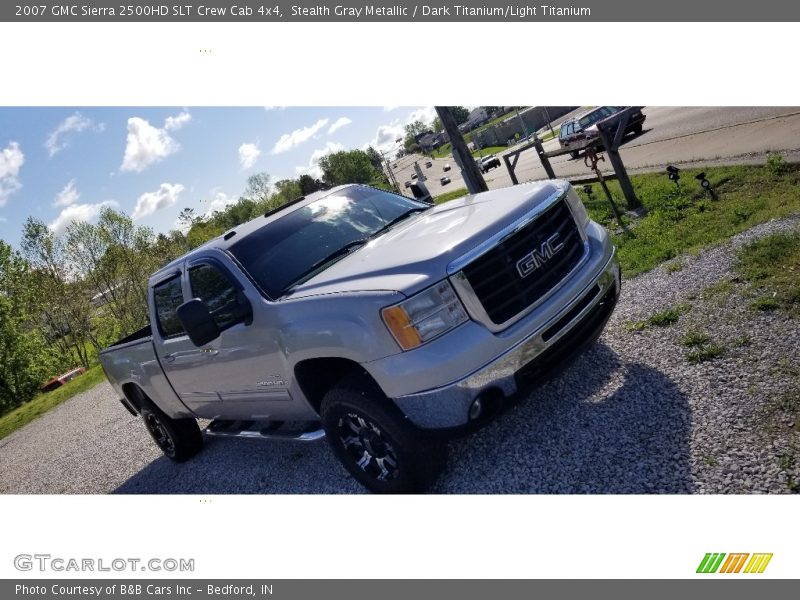 Stealth Gray Metallic / Dark Titanium/Light Titanium 2007 GMC Sierra 2500HD SLT Crew Cab 4x4