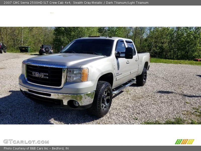 Stealth Gray Metallic / Dark Titanium/Light Titanium 2007 GMC Sierra 2500HD SLT Crew Cab 4x4