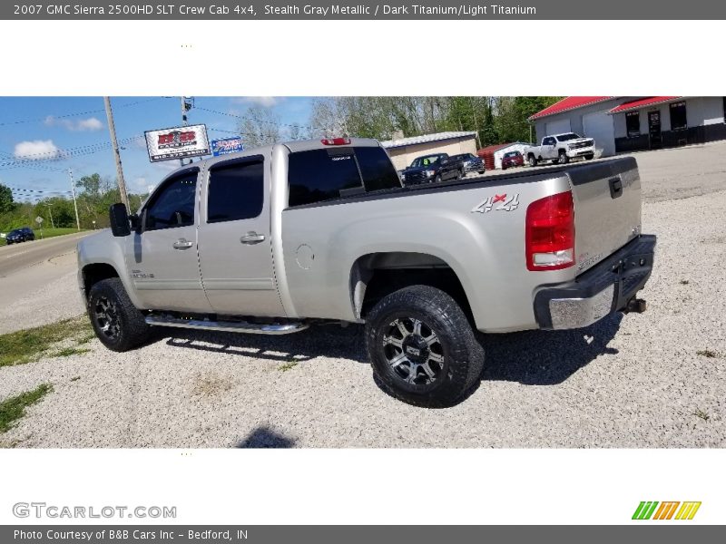 Stealth Gray Metallic / Dark Titanium/Light Titanium 2007 GMC Sierra 2500HD SLT Crew Cab 4x4