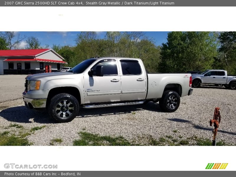 Stealth Gray Metallic / Dark Titanium/Light Titanium 2007 GMC Sierra 2500HD SLT Crew Cab 4x4