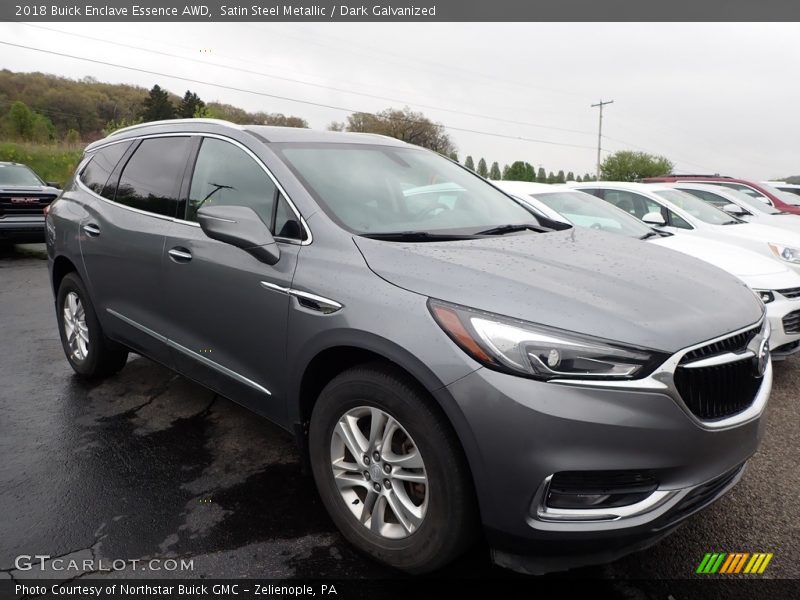 Satin Steel Metallic / Dark Galvanized 2018 Buick Enclave Essence AWD
