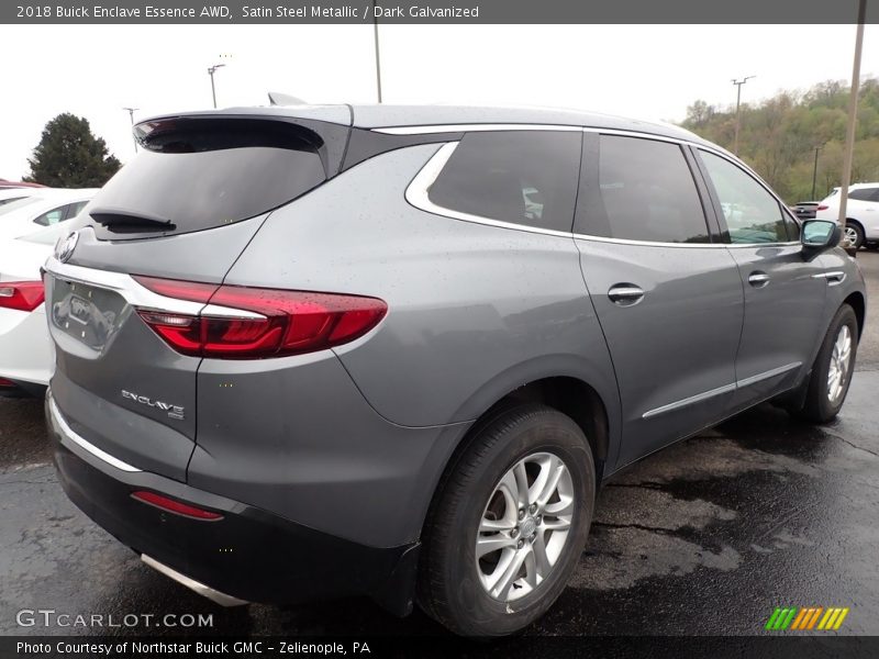 Satin Steel Metallic / Dark Galvanized 2018 Buick Enclave Essence AWD