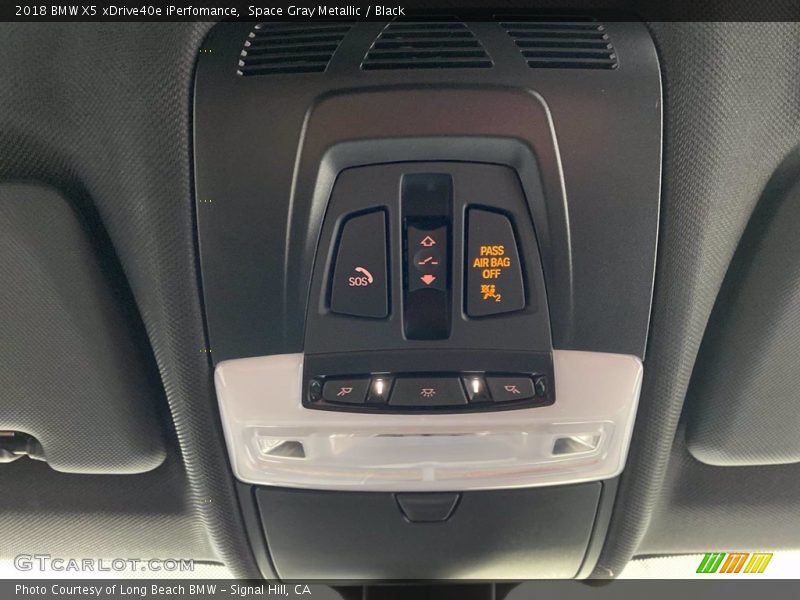 Space Gray Metallic / Black 2018 BMW X5 xDrive40e iPerfomance