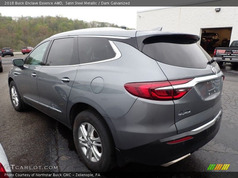 Satin Steel Metallic / Dark Galvanized 2018 Buick Enclave Essence AWD