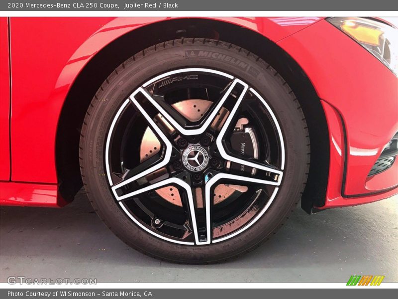 Jupiter Red / Black 2020 Mercedes-Benz CLA 250 Coupe