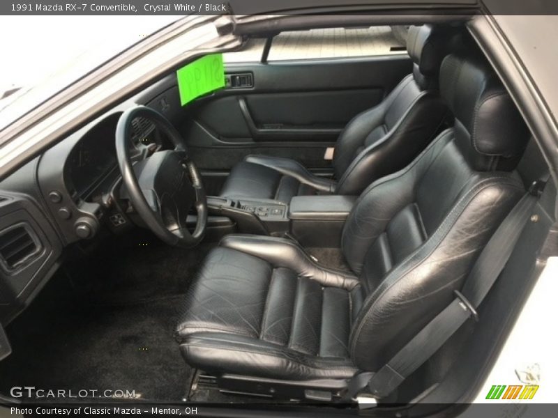  1991 RX-7 Convertible Black Interior