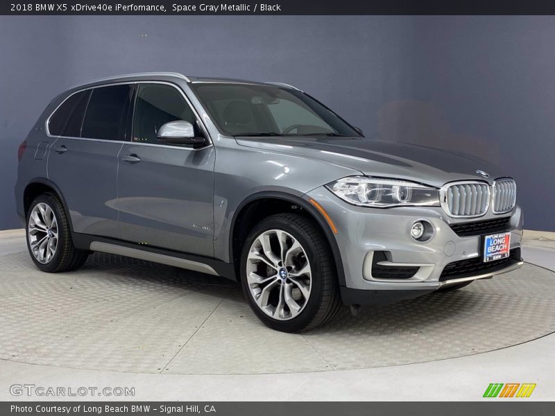 Space Gray Metallic / Black 2018 BMW X5 xDrive40e iPerfomance