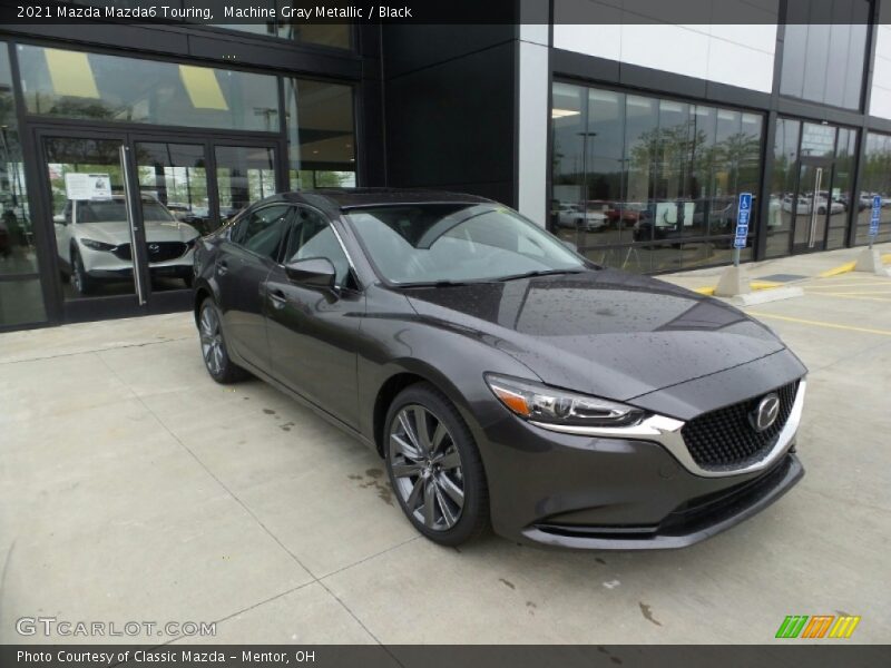 Machine Gray Metallic / Black 2021 Mazda Mazda6 Touring