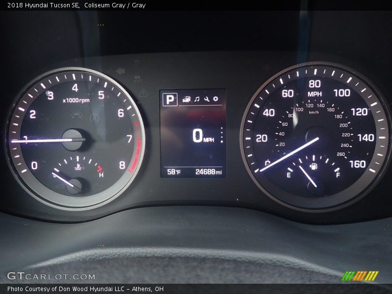 Coliseum Gray / Gray 2018 Hyundai Tucson SE