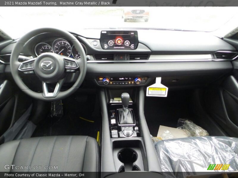 Machine Gray Metallic / Black 2021 Mazda Mazda6 Touring