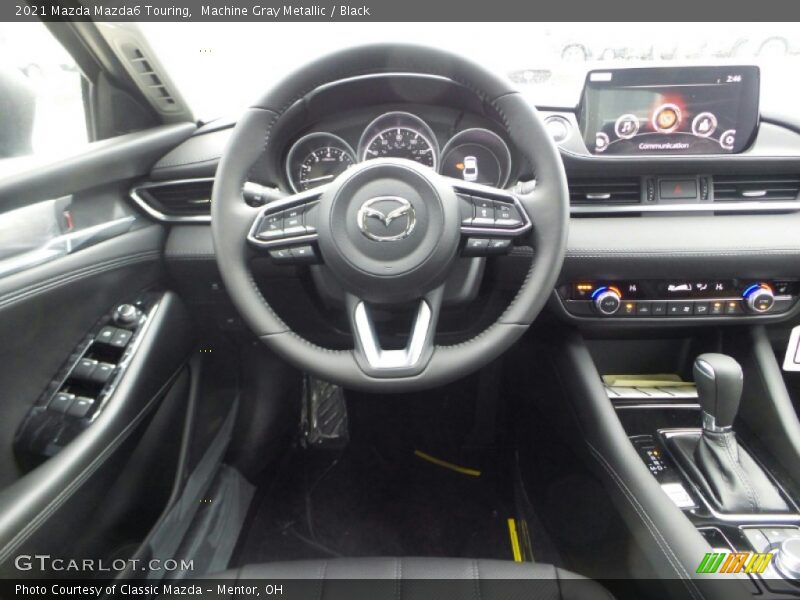 Machine Gray Metallic / Black 2021 Mazda Mazda6 Touring