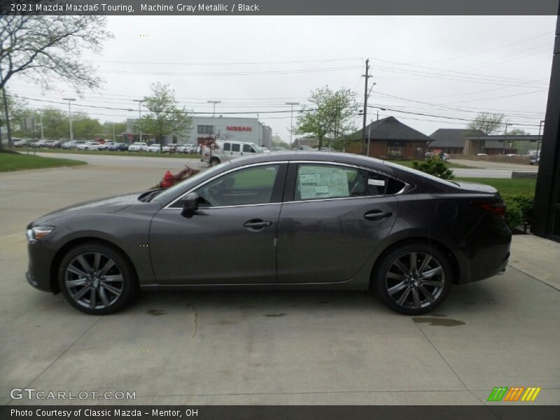 Machine Gray Metallic / Black 2021 Mazda Mazda6 Touring