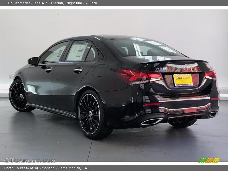 Night Black / Black 2019 Mercedes-Benz A 220 Sedan