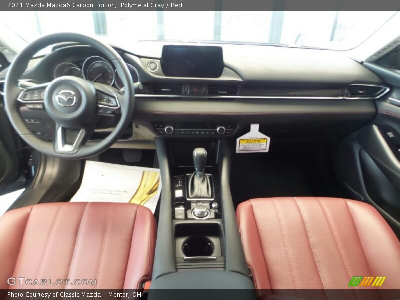 Polymetal Gray / Red 2021 Mazda Mazda6 Carbon Edition