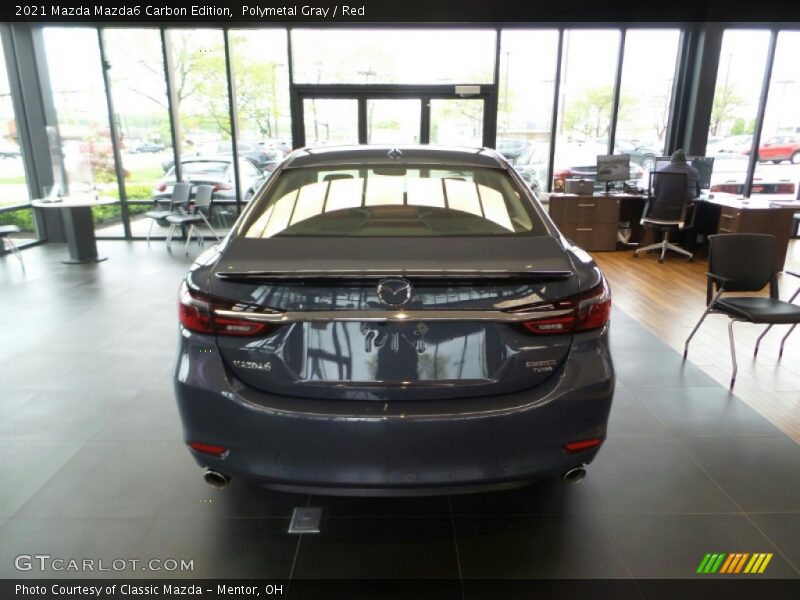 Polymetal Gray / Red 2021 Mazda Mazda6 Carbon Edition