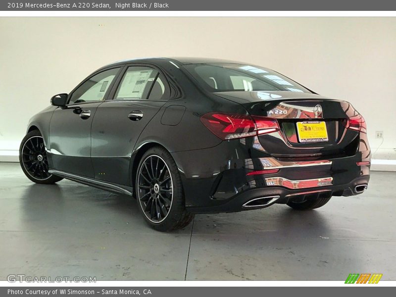 Night Black / Black 2019 Mercedes-Benz A 220 Sedan