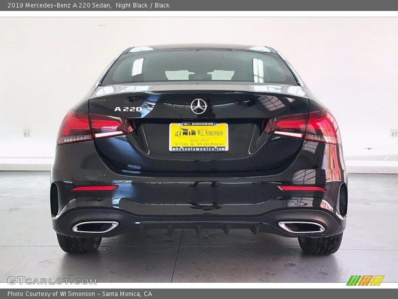 Night Black / Black 2019 Mercedes-Benz A 220 Sedan