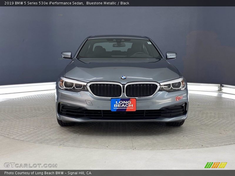 Bluestone Metallic / Black 2019 BMW 5 Series 530e iPerformance Sedan