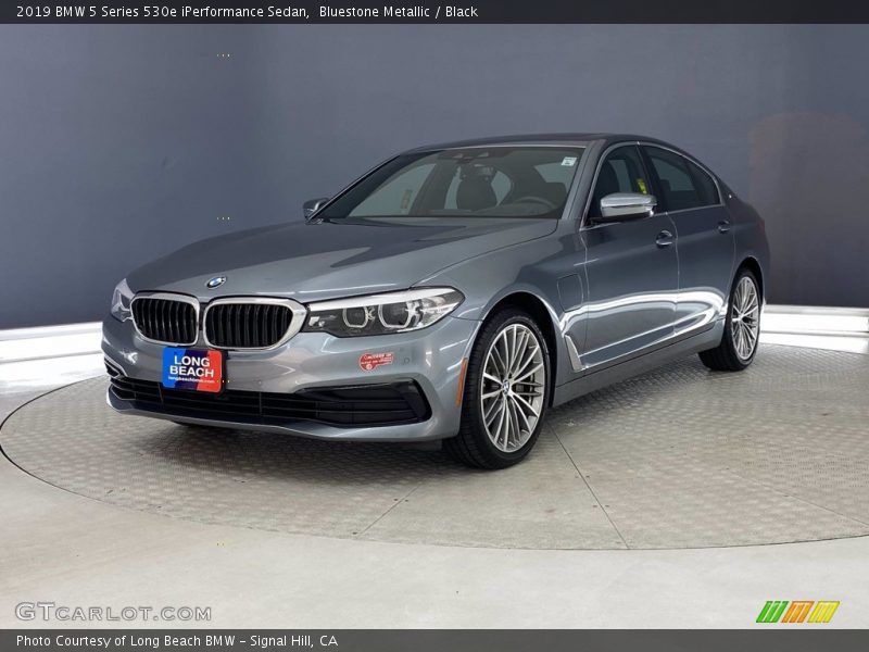 Bluestone Metallic / Black 2019 BMW 5 Series 530e iPerformance Sedan
