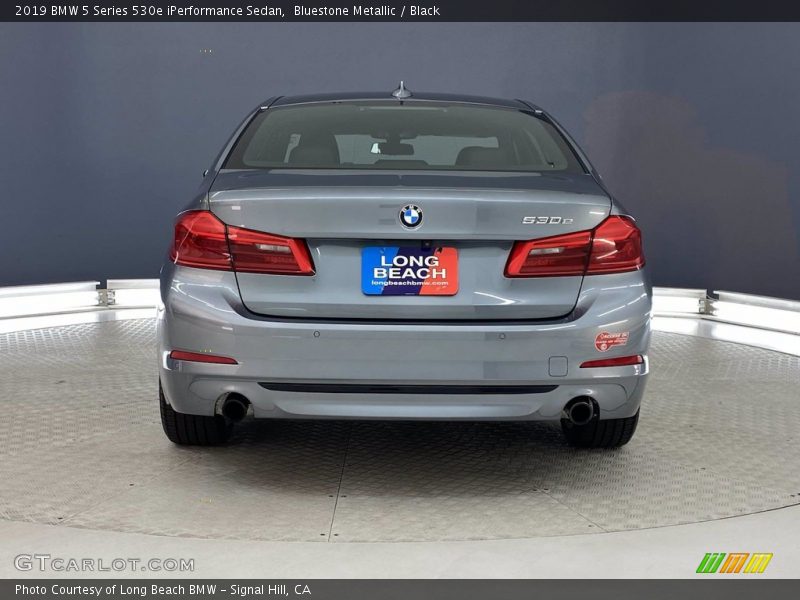 Bluestone Metallic / Black 2019 BMW 5 Series 530e iPerformance Sedan
