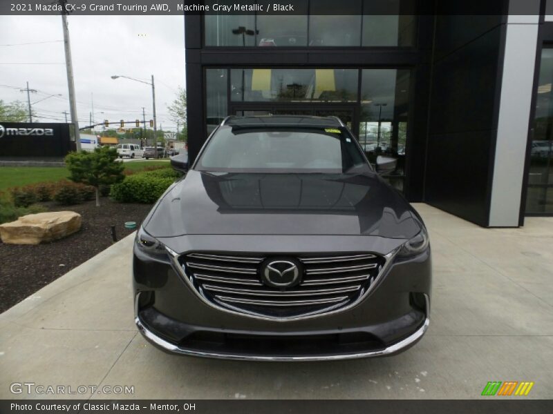 Machine Gray Metallic / Black 2021 Mazda CX-9 Grand Touring AWD