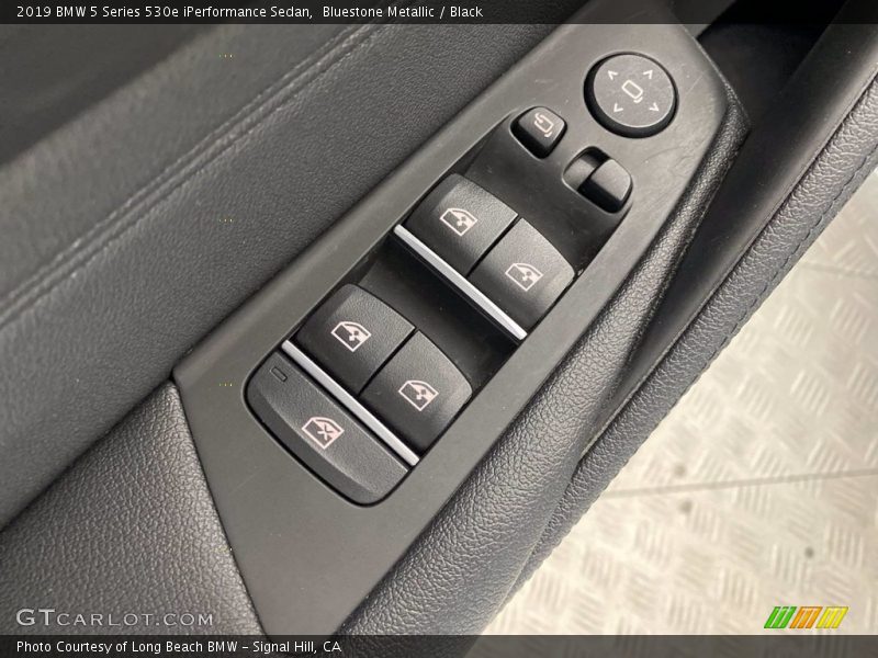 Bluestone Metallic / Black 2019 BMW 5 Series 530e iPerformance Sedan