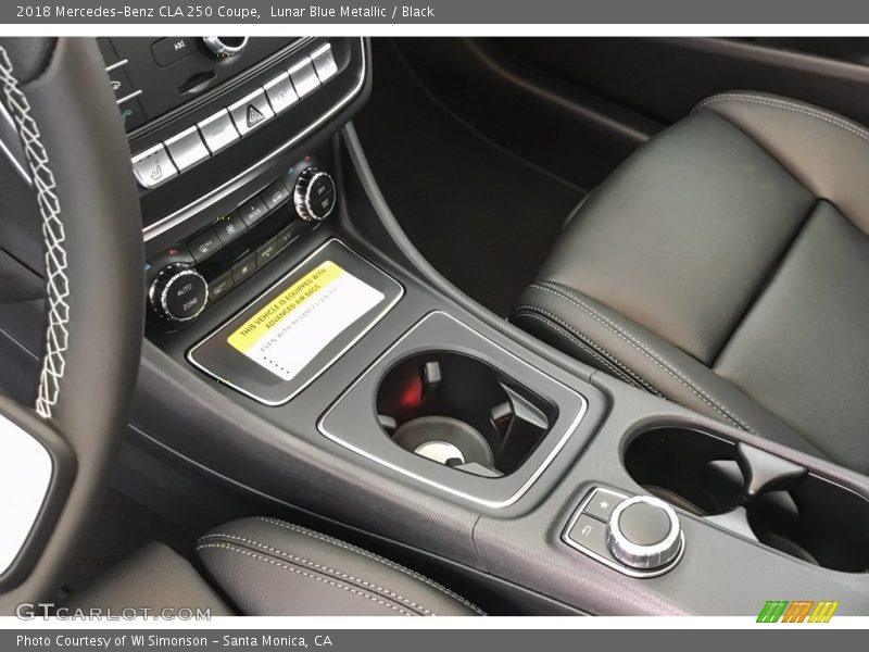 Lunar Blue Metallic / Black 2018 Mercedes-Benz CLA 250 Coupe