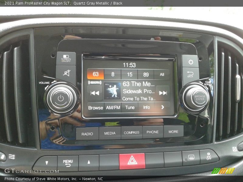 Controls of 2021 ProMaster City Wagon SLT