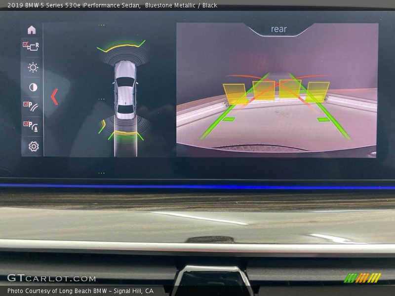 Bluestone Metallic / Black 2019 BMW 5 Series 530e iPerformance Sedan
