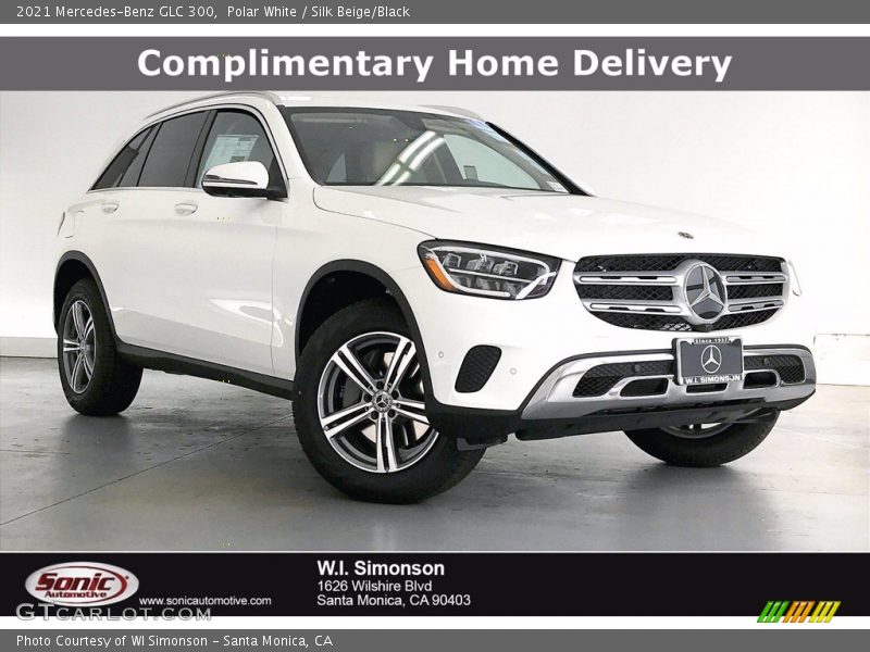 Polar White / Silk Beige/Black 2021 Mercedes-Benz GLC 300