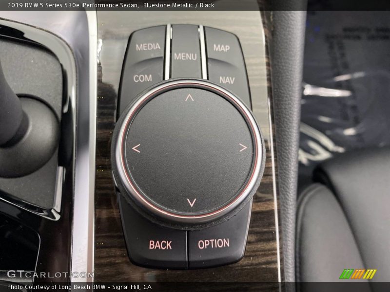 Bluestone Metallic / Black 2019 BMW 5 Series 530e iPerformance Sedan