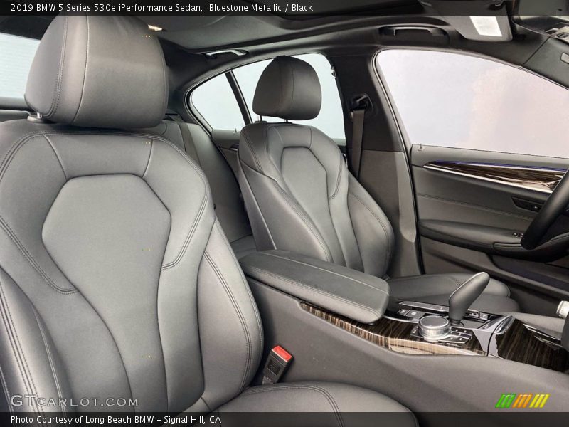 Bluestone Metallic / Black 2019 BMW 5 Series 530e iPerformance Sedan