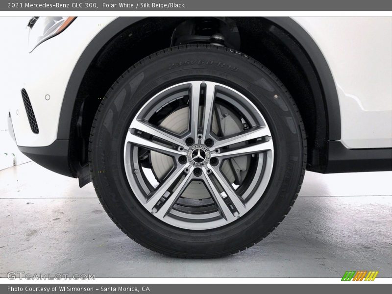 Polar White / Silk Beige/Black 2021 Mercedes-Benz GLC 300