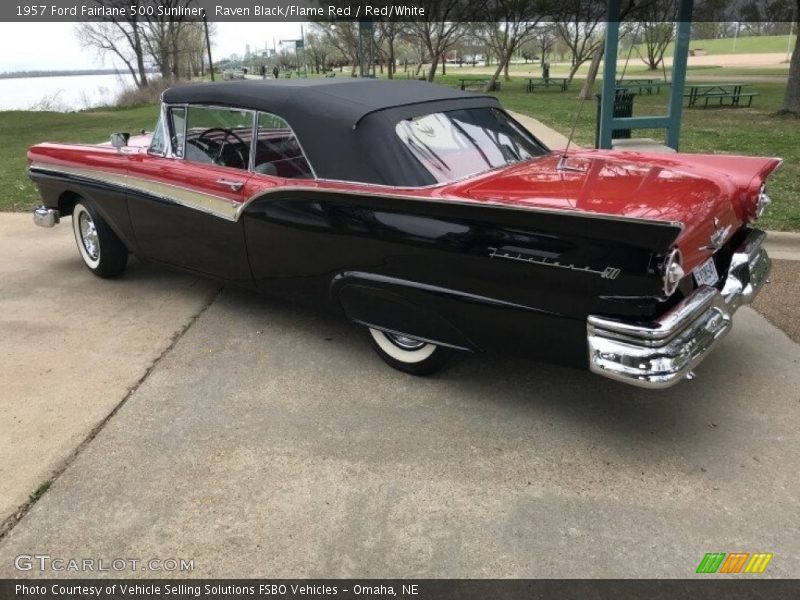  1957 Fairlane 500 Sunliner Raven Black/Flame Red