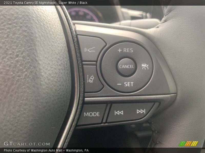 Super White / Black 2021 Toyota Camry SE Nightshade