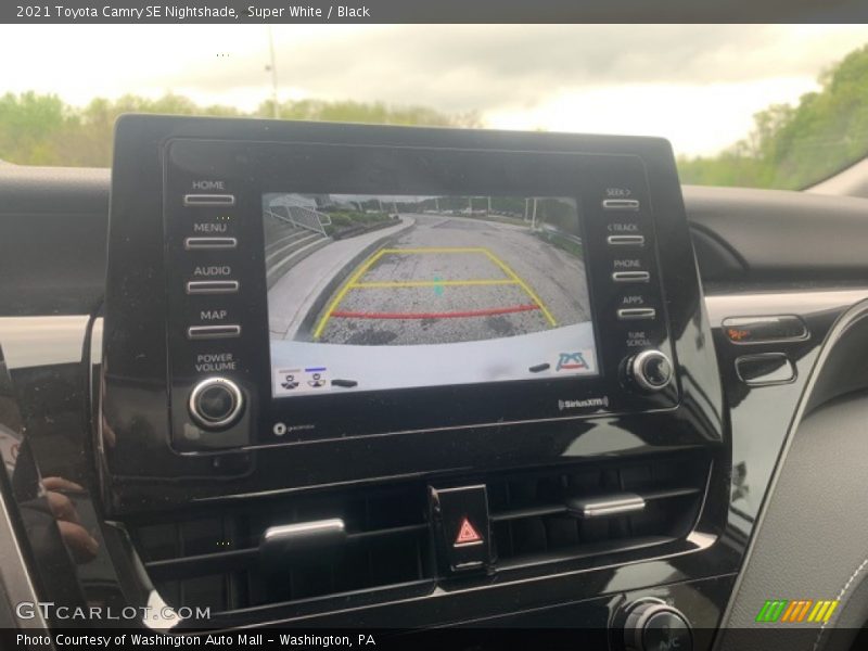 Super White / Black 2021 Toyota Camry SE Nightshade