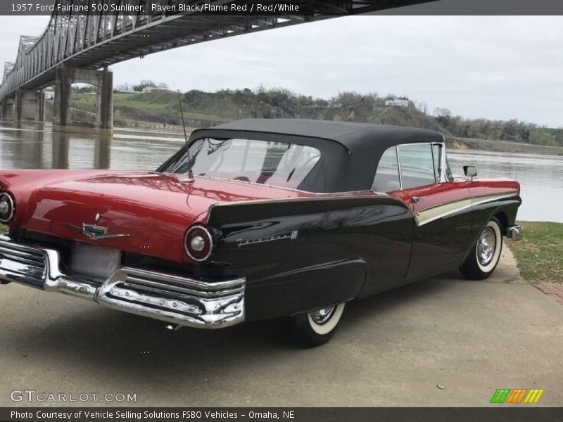  1957 Fairlane 500 Sunliner Raven Black/Flame Red