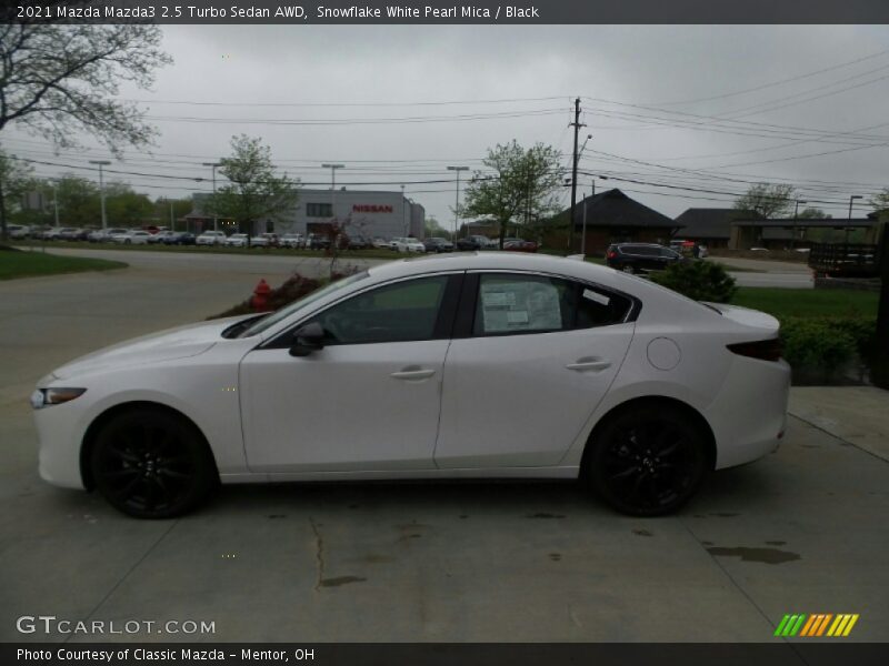  2021 Mazda3 2.5 Turbo Sedan AWD Snowflake White Pearl Mica