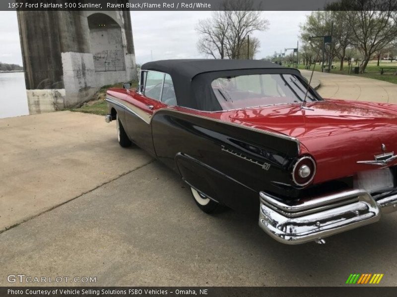 1957 Fairlane 500 Sunliner Raven Black/Flame Red