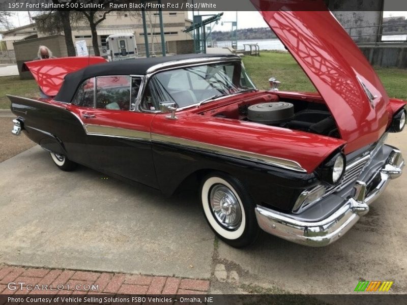 Front 3/4 View of 1957 Fairlane 500 Sunliner