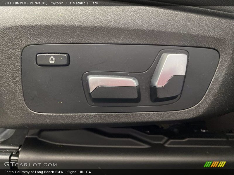 Phytonic Blue Metallic / Black 2018 BMW X3 xDrive30i