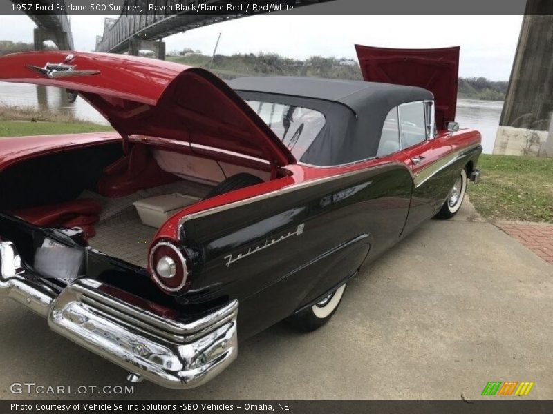  1957 Fairlane 500 Sunliner Raven Black/Flame Red